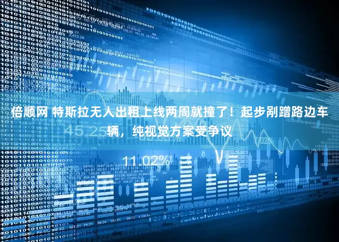 倍顺网 特斯拉无人出租上线两周就撞了！起步剐蹭路边车辆，纯视觉方案受争议